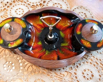 Vintage Serving Dish Condiment Dish Serving Platter