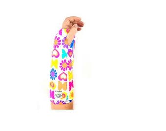 Fashionable Arm Cast Cover, Butterflies-Flowers-Hearts, for Short Arm Cast