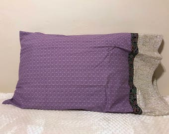 Pop of Purple Pillow Case Set