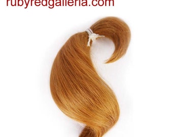 BD0005MH3 Auburn Curve ReBorn Toddler Hair 0.25 oz