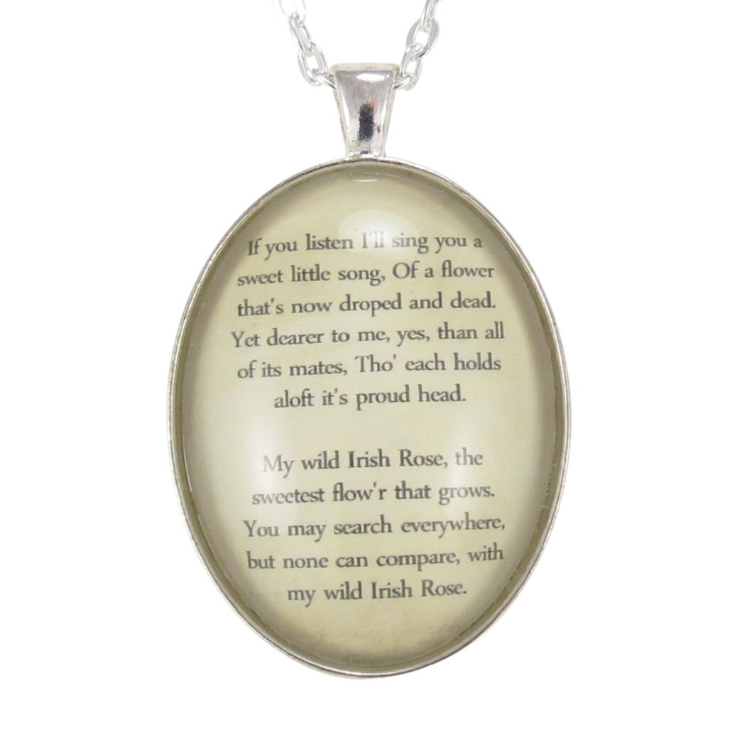 Custom Poem Necklace Personalized Pendant For Song Lyrics Or