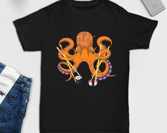 Sushi Octopus - Shirt - Sushi - Octopus - Asian - Octopus Sushi - Gifts for Her - Gifts for Him - Sushi Lover