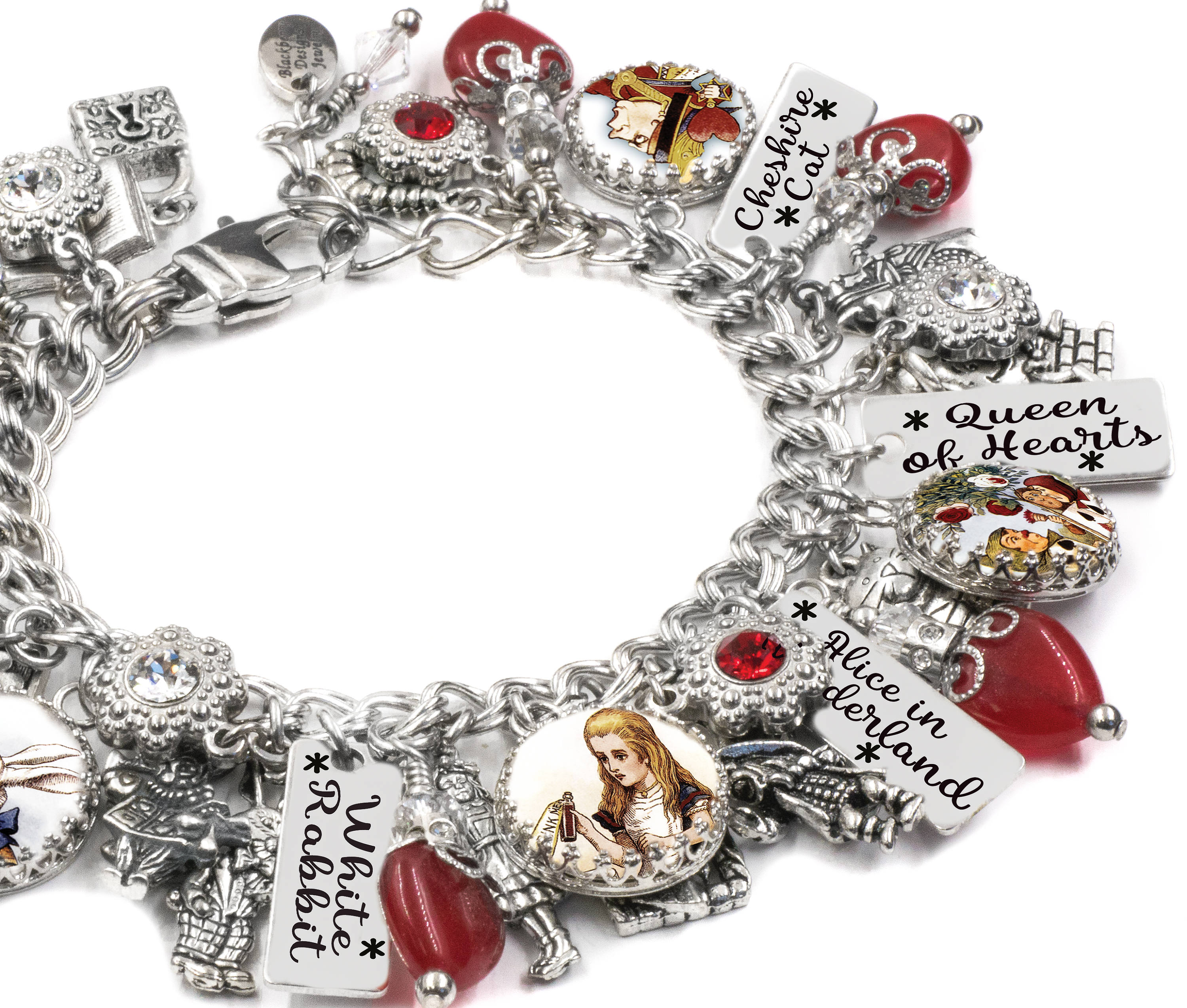 Download Alice In Wonderland Charm Bracelet Silver Charm Bracelet