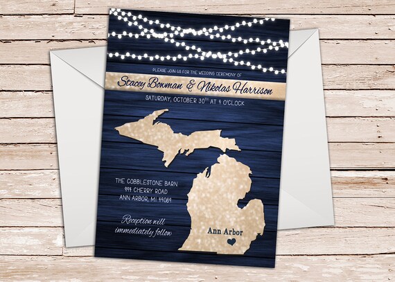 Wedding Invitations Michigan 3