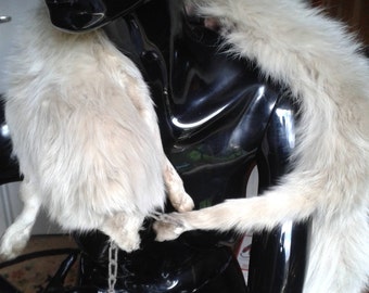 SOLD>>>>>>Beautiful Blue Fox Stole