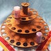 Decorative glues, inks, and paint storage carousel
