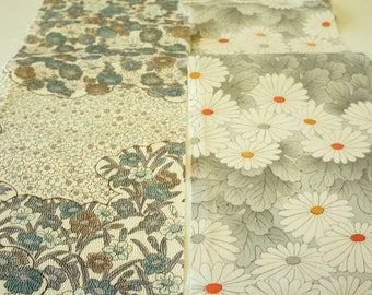Vintage Japanese Silk Kimono Fabric | Patchwork Lot 120