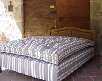 Organic Double Size Wool Mattress - handmade and locally produced