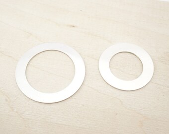 Sterling Silver Washer Blank - Sterling Silver Round Washer - Sterling Silver Stamping Blanks - sterling silver wholesale