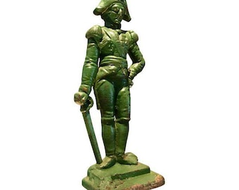 Antique Cast Iron Doorstop of Napoleon