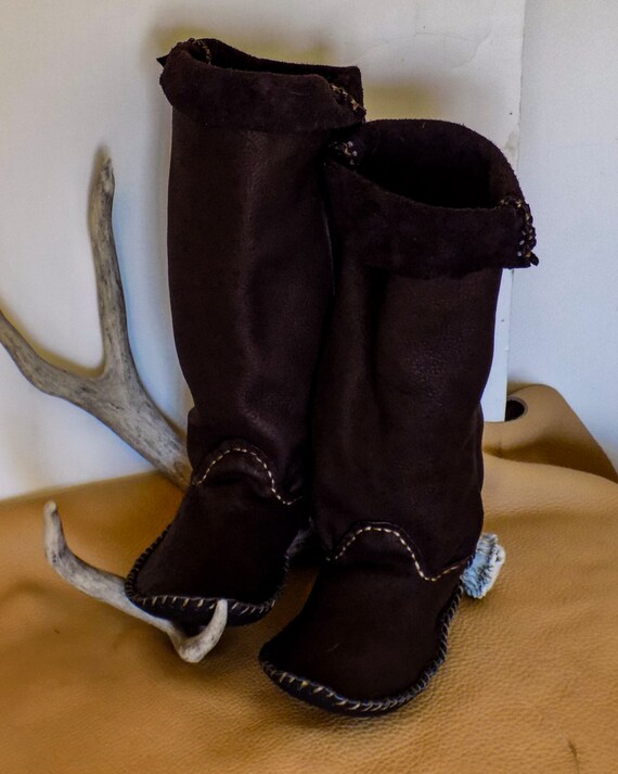 elk hide moccasins for sale