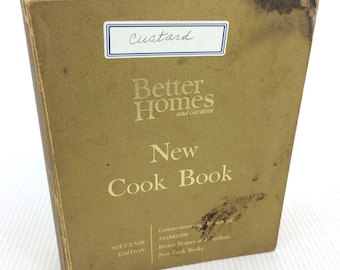 Vintage Cookbook Better Homes And Gardens 1965 Gold Souvenir Edition Binder