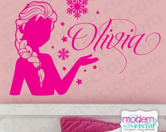 elsa decal etsy