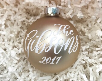 Family Christmas Ornament - Personalized Ornament - Personalized Family Christmas Ornament - Christmas Ornament - Custom Ornament - Namesake