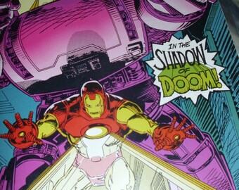 Marvel Comics "IRON MAN" Annual "Assault On Armor City" Part 3 "In the Shadow of Doom" vol 1 #13 1992
