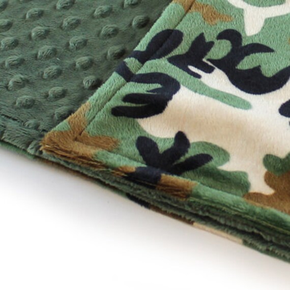 Camo Baby Blanket, Minky Baby Lovey, Personalized Baby Blanket, Green Brown, Boy Lovey, Mini Blanket, Minky Burp Cloth, Baby Shower Gift