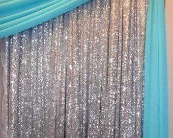 Silver Sequin Fabric
