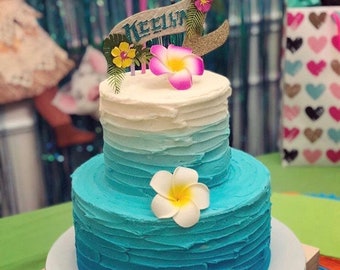 Moana inspired cake topper, moana cake topper