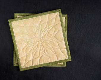 Quilted pot holders, Quilted hot pads