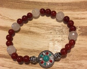 Geometric Beaded Bracelet