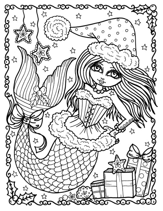  Mermaid Coloring Pages To Print 2