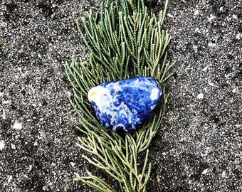 Crystals, Sodalite, Tumbled Sodalite, Reiki Charged (#2) EXACT Crystal Shown