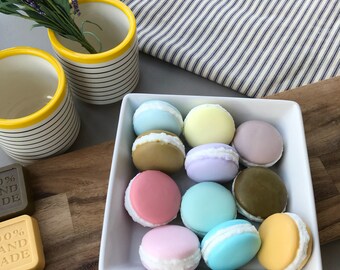 macaron soap / tea-tree soap / handmade soap / gift /