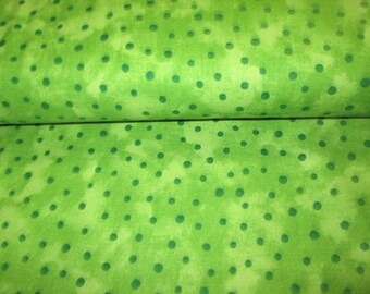 cotton fabric 100% cotton fabric lime green polka dots