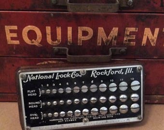 National Lock Company Vintage Store Display