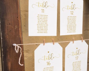 Faux Gold Wedding Seating Chart, DIY Printable Table Plan, Reception Templates 5x7 And Plan Ideas wedding table plan ideas. Faux Gold Wedding Seating Chart, DIY Printable Table Plan, Reception Templates 5x7 And Plan Ideas