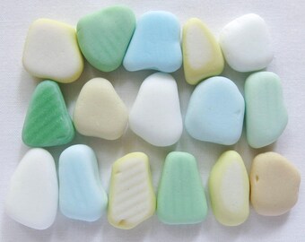 English Sea Glass - Milk Glass - Lot DC935