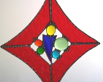 Stained Glass Leadlight Suncatcher