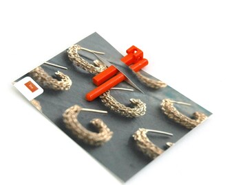 Wire crochet tool ISK invisible spool knitting starter loom EXTRA SMALL crochet hoops bangles chain wire jewelry making tool