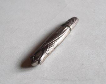 antique 800 silver needle case