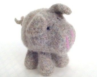 PATTERN PDF Crocheted and Felted Little Pig Amigurumi Pattern