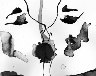 The union, India ink painting