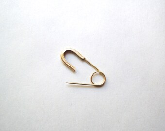 Brass Safety Pins.
