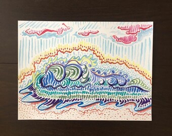At The Shore Watercolor