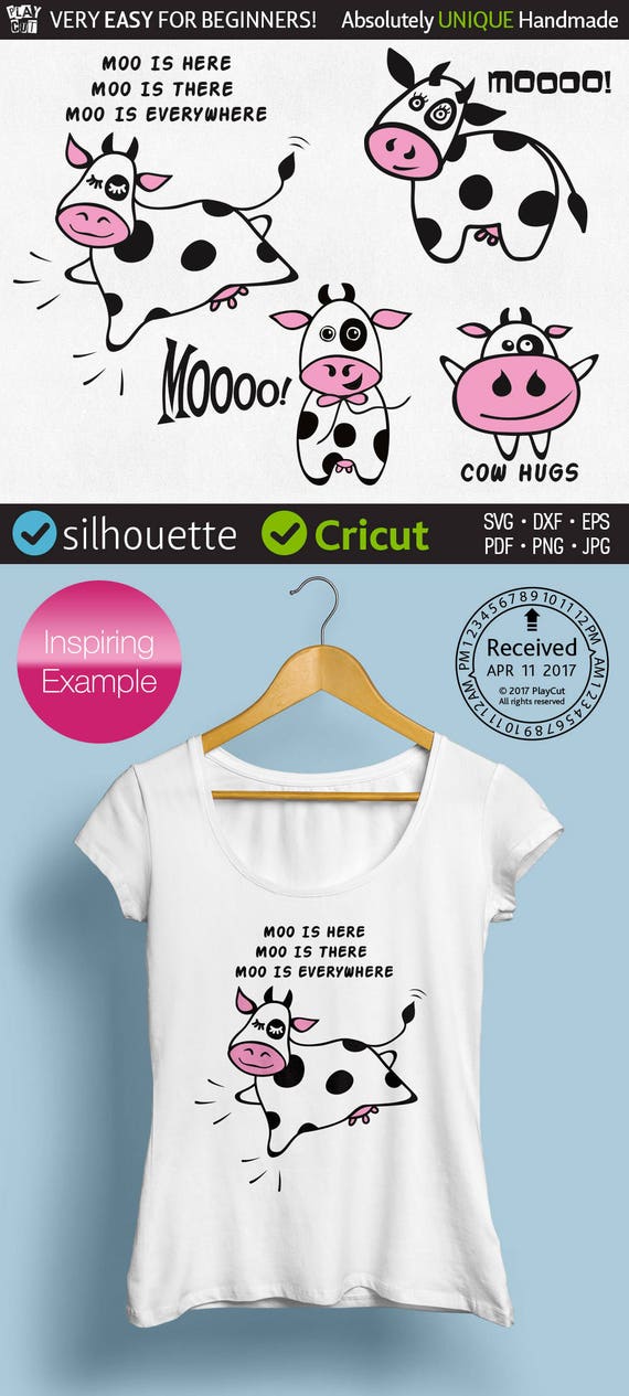 Cow Svg Cow File Heifer Svg Dxf Png Pdf Eps Jpg Kid Baby Cute