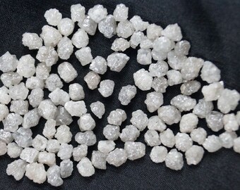 White Diamond genuine natural raw rough natural stone specimen - real gemstone crystal conflict free ONE at random - small tiny 2 - 3 mm *N2