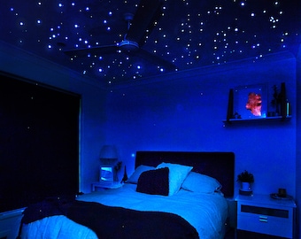 Star Ceiling Extra Bright Glow in Dark Realistic Star Stickers, Celestial Skies, Long-lasting, Tiny but Luminous Night Sky Ceiling Stars