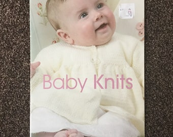 Baby knitting, crochet, patterns booklet, Peter Pan. 9 designs. 0-18 months, ORIGINAL
