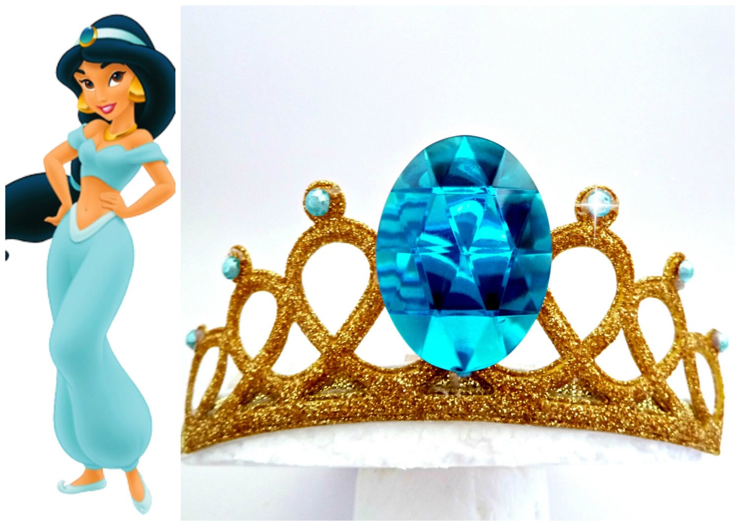 PRINCESS JASMINE HEADBANDPrincess Jasmine Gold Tiara Disney