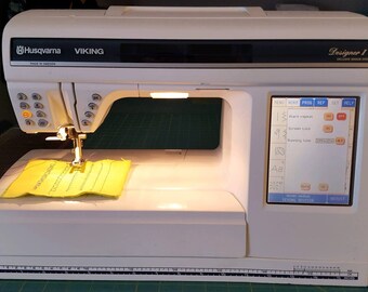 Husqvarna Designer 1 with embroidery attachment