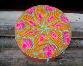Yoga cushion meditation floor- cushion pouf