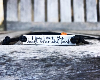 Custom Hand Stamped Bracelet, friendship bracelet, Custom Name Jewelry, Quote Bracelet, Gift Idea, bulk stamped bracelets