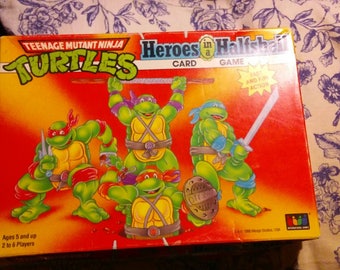 International Games Mirage Studios - TMNT Heroes in a Half Shell Card Game.vintage teenage mutant ninja turtles 1990