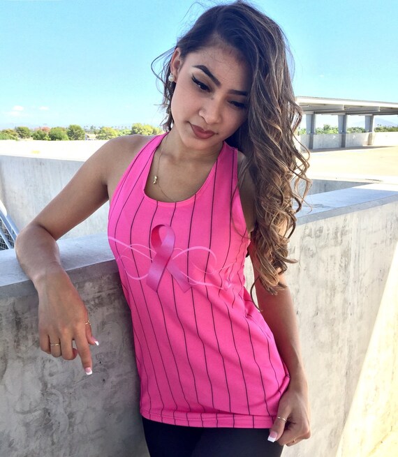 Breast Cancer Awareness Pink Racerback