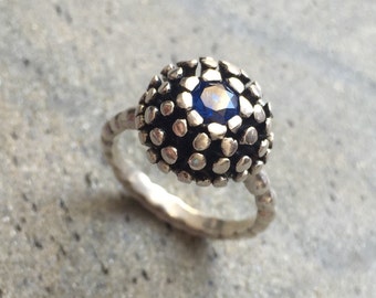 Blue Sapphire Ring, Royal Blue Ring, Something Blue, Blue Stone Ring, Blue Sapphire, Vintage Rings, Antique Ring, Soild Silver Ring