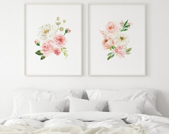 Above bed art | Etsy